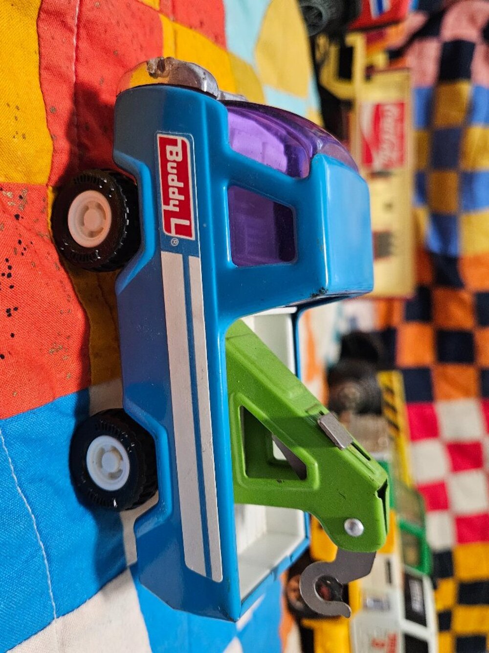 Buddy L vintage tow truck